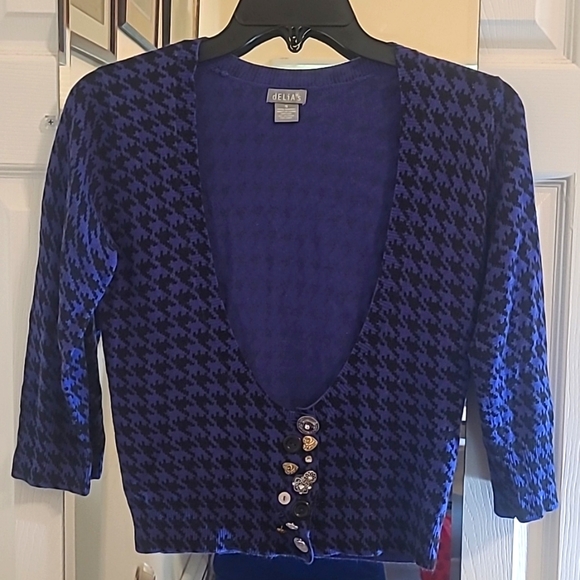 dELIA'S Button Down Sweater - Picture 1 of 4